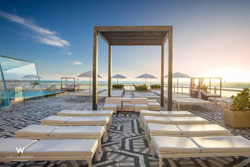 1 Bedroom With Ocean And City Views! فورت لودرديل المظهر الخارجي الصورة
